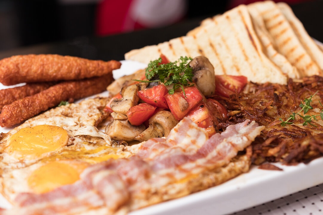 English Breakfast at Red Mango